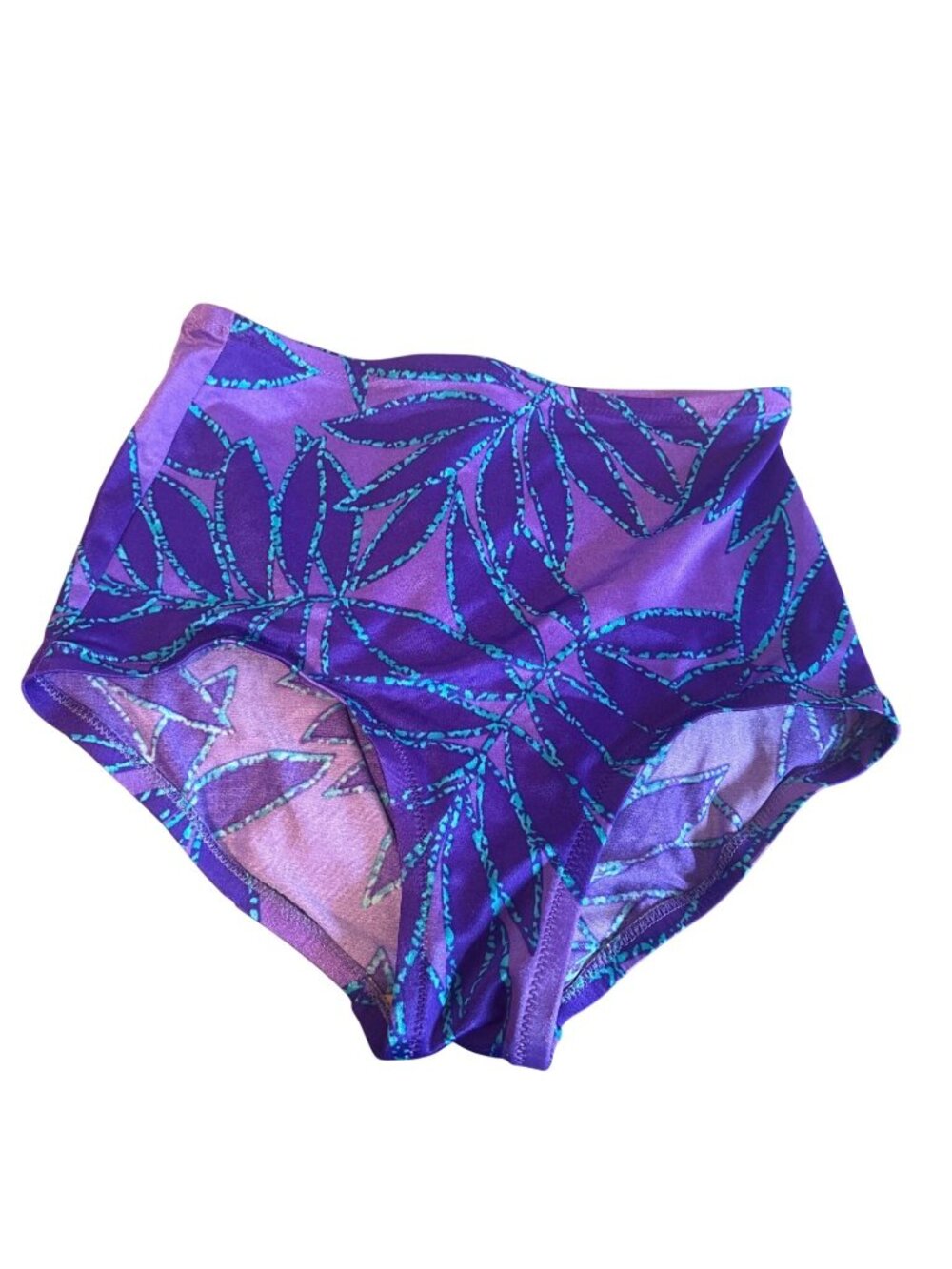 De Weese Design Vintage Swim Bottoms Women’s Sz 14 Purple Retro Los Angeles VGC
